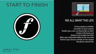 James Fitz & The Music - We All Want The Life (LYRIC VIDEO)