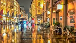 London Rain Walk, January 2026 [4K HDR ASMR]