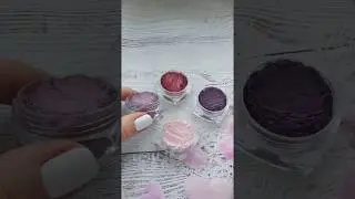Тени Burgundy, Island Orchid и Baby Roses от Sweetscents, Pearly Plum Southern Magnolia