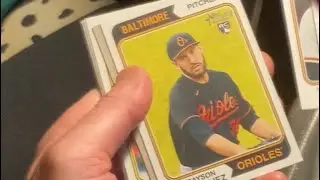 RED INK #/74 SSP AUTO HIT WOW 2023 Topps Heritage High Number Nerd Bomber MOJO w/ my 10 y/o Twins