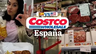 Comparo el COSTCO de ESPAÑA🇪🇸 con el de USA🇺🇸[precios y pruebo la comida] #costco #españa