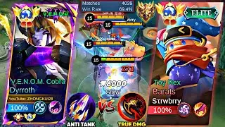 DYRROTH VS GLOBAL BARATS WHO'S THE BEST JUNGLE FIGHTER? (EXPLAINED TUTORIAL TIPS)