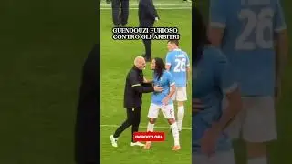 Guendouzi guarda minacciosi gli arbitri dopo LazioNapoli. #lazio #napoli #guendouzi #arbitri
