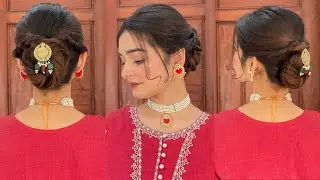 3-MINUTE Elegant Bun Hairstyle For Summers || Simple & Easy