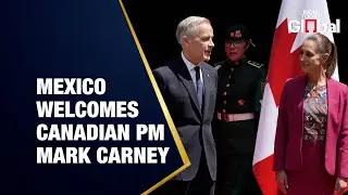 LIVE: Mexico&rsquo;s Claudia Sheinbaum Welcomes Canadian PM Mark Carney at National Palace