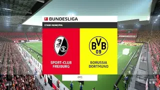FIFA 22- SC Freiburg vs Borussia Dortmund - Bundesliga 2022/23 - Ft. Modeste, Reus, Grifo - Gameplay