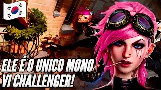 O UNICO MONO VI CHALLENGER DO MUNDO, JOGA NO SERVER KR!