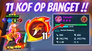 ULTRA SINERGI 11 KOF‼️HYPER HANABI B3 KUAT BANGET BRO !! COMBO TERKUAT MAGIC CHESS GOGO TERBARU 2025