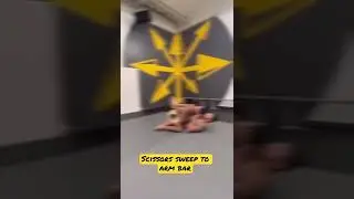 Scissors sweep to arm bar. #scissorssweep #armbar #grappling #jiujitsu #submission  #mma #fullguard