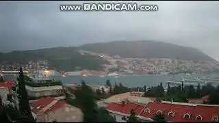 Thunderstorm in Dubrovnik