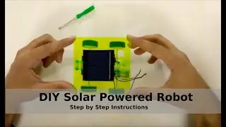Mini Solar-Powered Robot | 4WD DIY Car Kit Science Project for Kids
