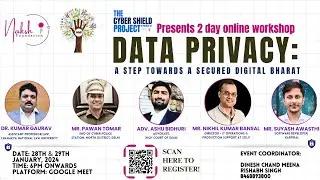 Two Day online Workshop on Data Privacy: A Step Towards Digitally Secured Bharat 🤖
