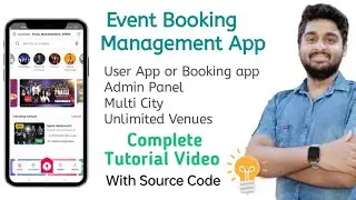 Event management app making tutorial in hindi, step by step development process.
