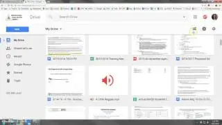 Google Drive - List View vs. Grid View