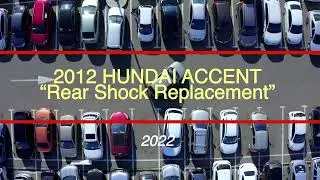 2012 Hyundai Accent rear shock replacement