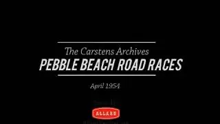 Tom Carstens Pebble Beach Road Races, 1954