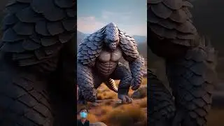 Unique Animal Fusions! Pangolin + Lion, Pangolin + Gorilla, and Pangolin + Deer#animals #fusion