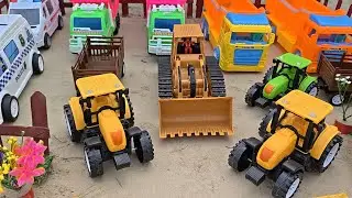 Mini tractor and mini thar jcB video mini truck #truck #tractor #thar #jcb 