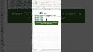 How to use DATE Function on Excel!#excel&nbsp;#exceltips&nbsp;#exceltricks&nbsp;#sheets&nbsp;#spreadsheets &nbsp;#tutorials