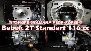 TIPS: KOREK YAMAHA F1Z-R/FORCE-1 DRAGBIKE BEBEK STANDART 116cc  RAT Motorsport