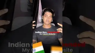 🚫 Indian Govt Suspended My Client&rsquo;s Website! 😱 #indiangov #websitesuspended