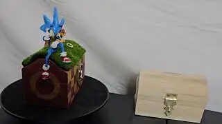 Sonic Custom Chest Diorama - Green Hill Zone