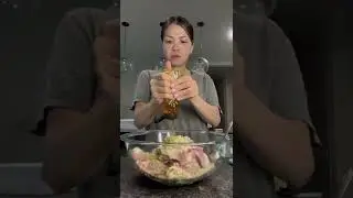 Making Vietnamese lemongrass chicken