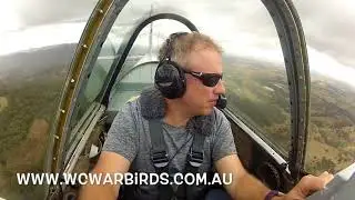 Scott's Awesome Yak-52 Flight over the Hunter Valley - www.wcwarbirds.com.au