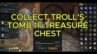 COLLECT TROLL'S TOMB 1F TREASURE CHEST | LEGEND OF YMIR