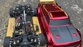 Arrma infraction runs 6s Tp motor gets 8s test .