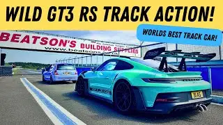 911 GT3RS THRILL RIDE & Extreme Time Attack BMW at Knockhill Circuit!