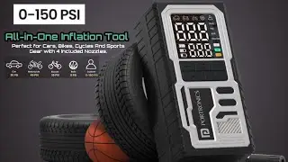 All-in-One Digital Inflator UnboxingPortronics 150 PSI Tyre Inflator: Best Gadget for Road Trips? 🏎️