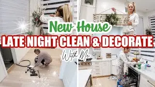 *NEW* LATE NIGHT CLEAN & DECORATE WITH ME  CLEANING MOTIVATION  HOMEMAKING 2023  Amanda's Daily Home