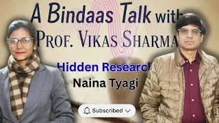 A bindass talk with prof.Vikas Sharma |HIDDEN RESEARCH| #podcast #books #english #viral #motivation