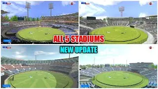 RealCricket&trade;22 New Update 5 Stadiums // RC22 All New Stadium Update #realcricket22