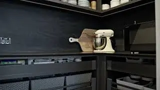 Hampton kitchen renovation_ Melbourne Contemporary Kitchen_ Black on Black_ Custom Kitchen Design
