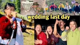 Kirat culture wedding video॥traditional wedding ceremony party॥marriage ceremony in the village॥