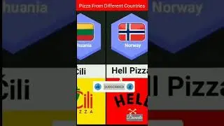 Pizza From Different Countries,1,1,4353 #shorts