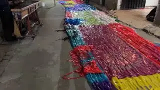 Decoraci&oacute;n de calle de Santo Domingo Xenacoj, feria 2025