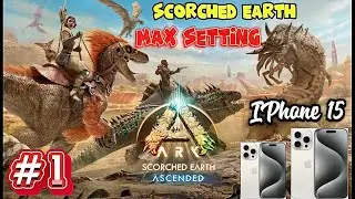 ARK Ultimate Mobile | [#1] Test Map Sa Mạc Max Setting Tr&ecirc;n IPhone 15 Pro Max | @vtsgaming5001