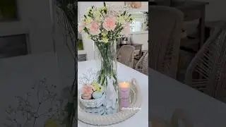 Beautiful Easter decor🌷🐇 #homedecor #ideas #inspiration #flowers #decoration  #jesus #lifestyle