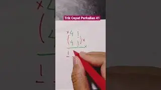 Trik Cepat Perkalian 41 #shorts #youtubeshorts #maths