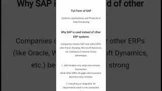 Почему все используют SAP #2025 #sapjobs #sapmodules #saphiring #saptechnical #shorts #viral
