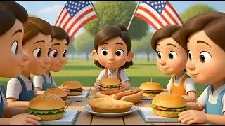 🎨👦👧 USA Culture Rhyme &ndash; Sing & Smile Together!