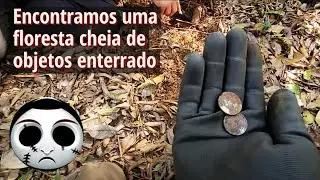 Encontramos uma floresta cheia de objetos enterrado - Detector de metais ouro