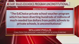 Judge rules Ohio EdChoice program is unconstitutional