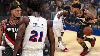 NBA 2K24 MyCAREER - LVP Breaks Harden Ankles! Joel Embiid & LVP CRAZY Rivalry!