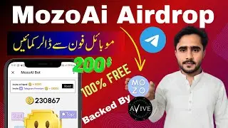 MozoAi Free Telegram Airdrop Full Guide | Mozo Telegram Mining Bot | MozoAi Backed By Avive Project