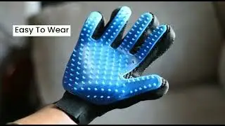 Dog Grooming Glove and Brush For Dogs and Cats