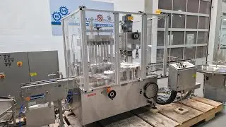 Filling and closing plant for vials/bottles Bosch VSR F01, year 1988, our item-# 02-0764